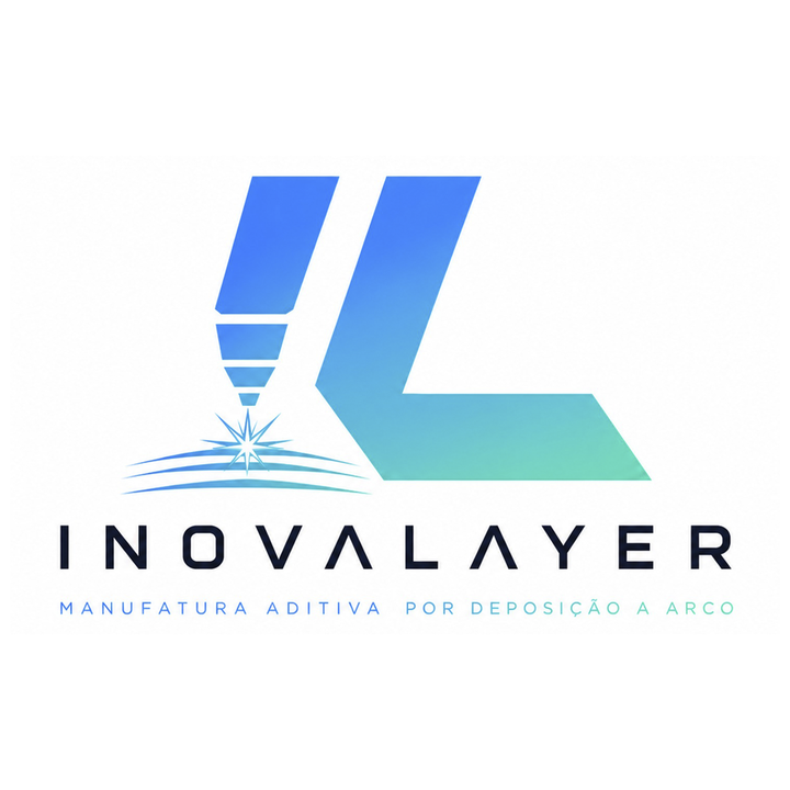 Logotipo da InovaLayer: Manufatura Aditiva por Deposição a Arco